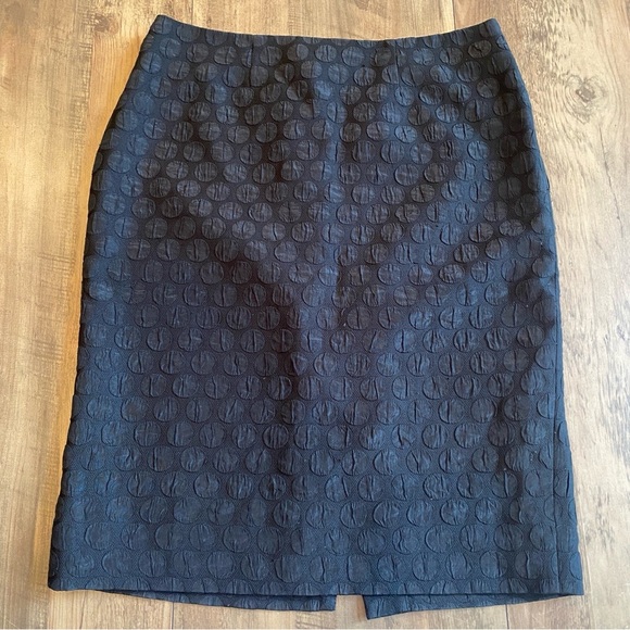Maeve Dresses & Skirts - Maeve x Anthropologie • Elegant Black Textured Pencil Skirt • Size 4 • EUC